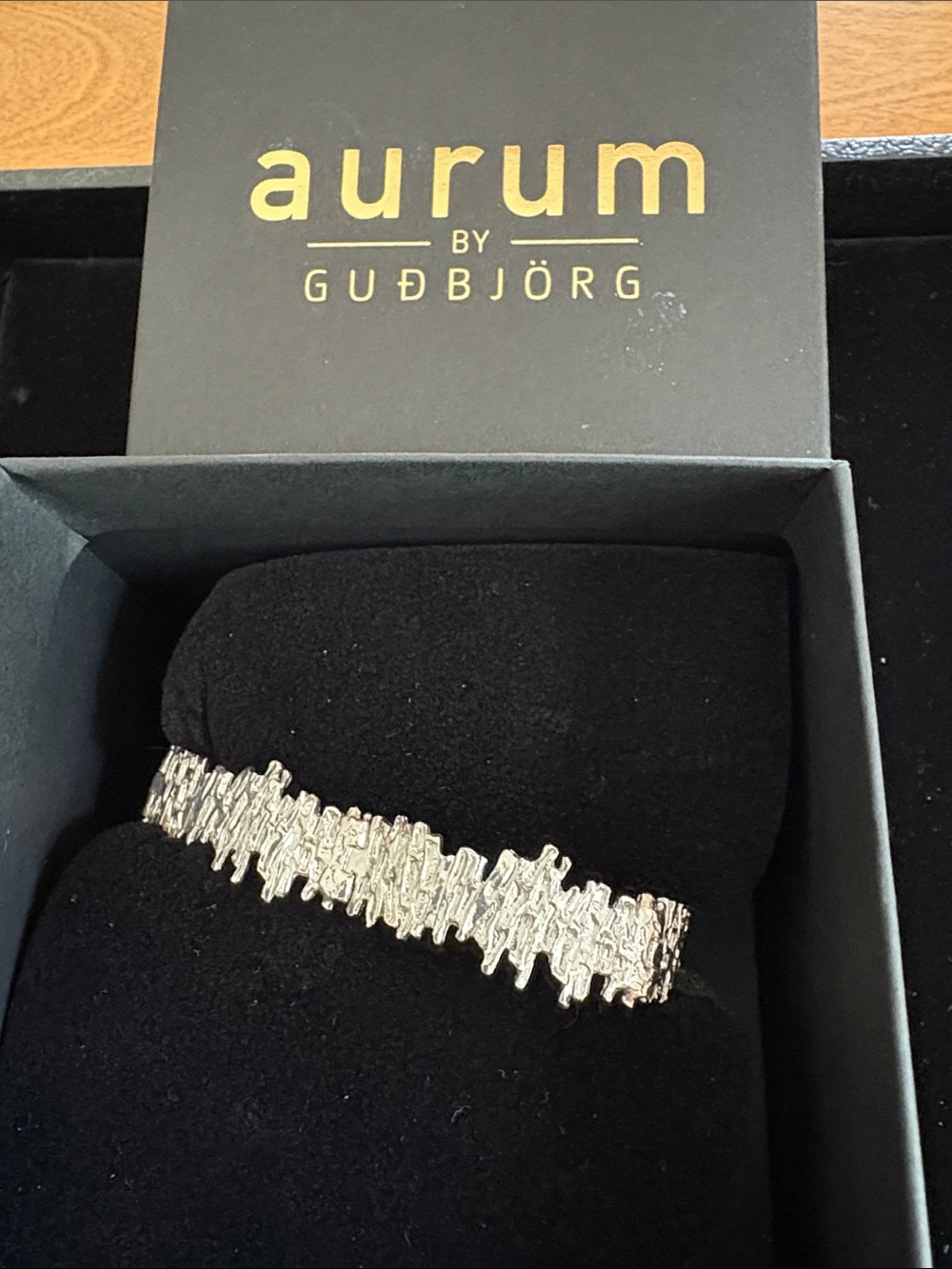 Contemporary Sterling Silver Textured Link Bracelet